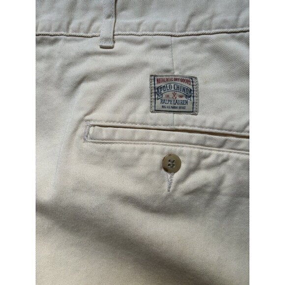 RARE Polo Chino Ralph Lauren Men's Pants 80s-90s Vintage 40x32‎ 100 Thick Cotton - Picture 1 of 8